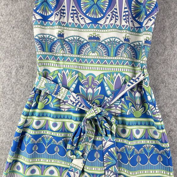 J Mclaughlin Wrap Dress Womens XS Multicolor Catalina Cloth Stretch Performance - Picture 11 of 12